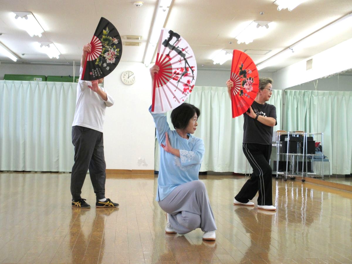 リラックス 太極扇