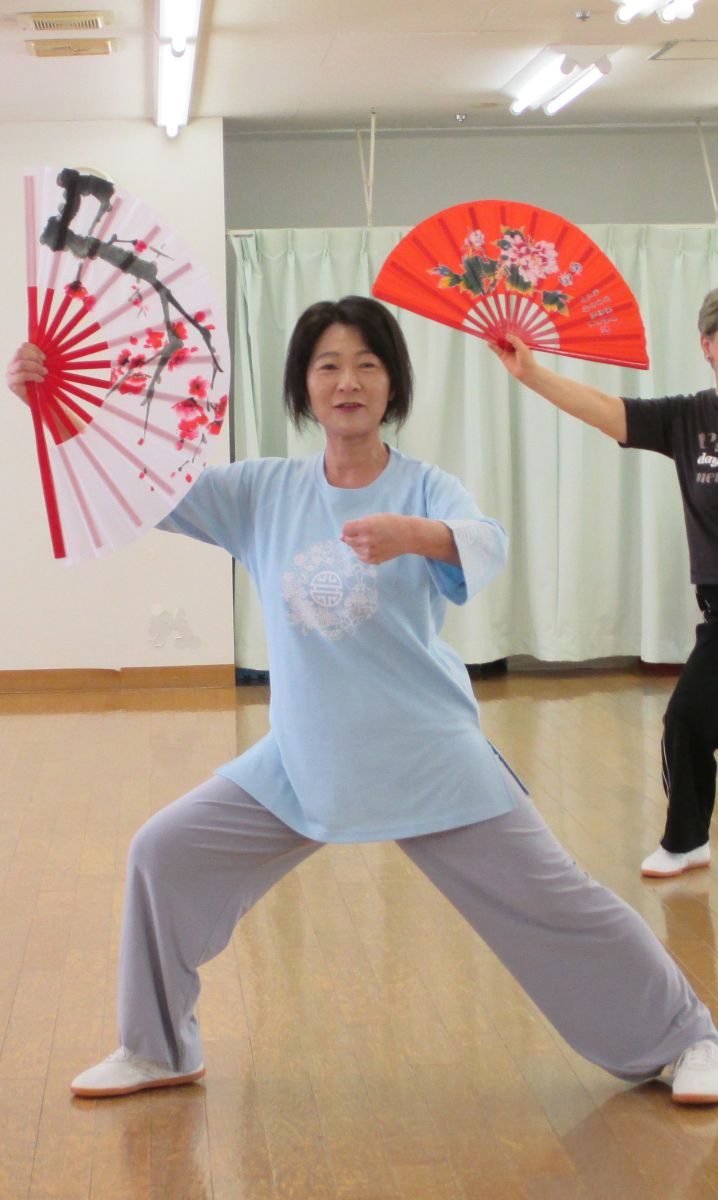 リラックス 太極扇