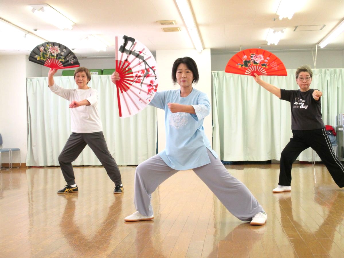 リラックス 太極扇