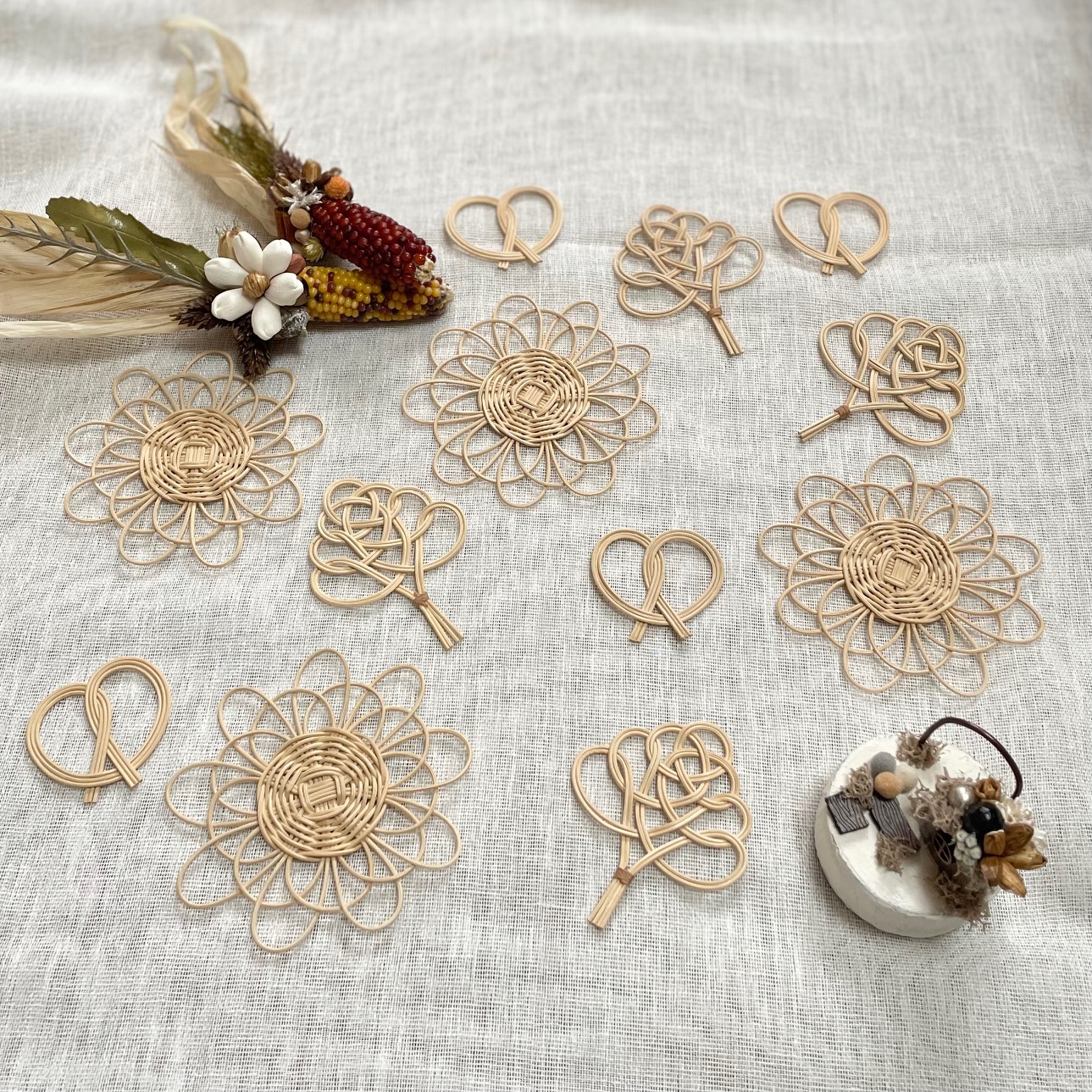 暮らしを愉しむ はじめての籐編み(全3回) 新春の新講座 2/17(火)スタート