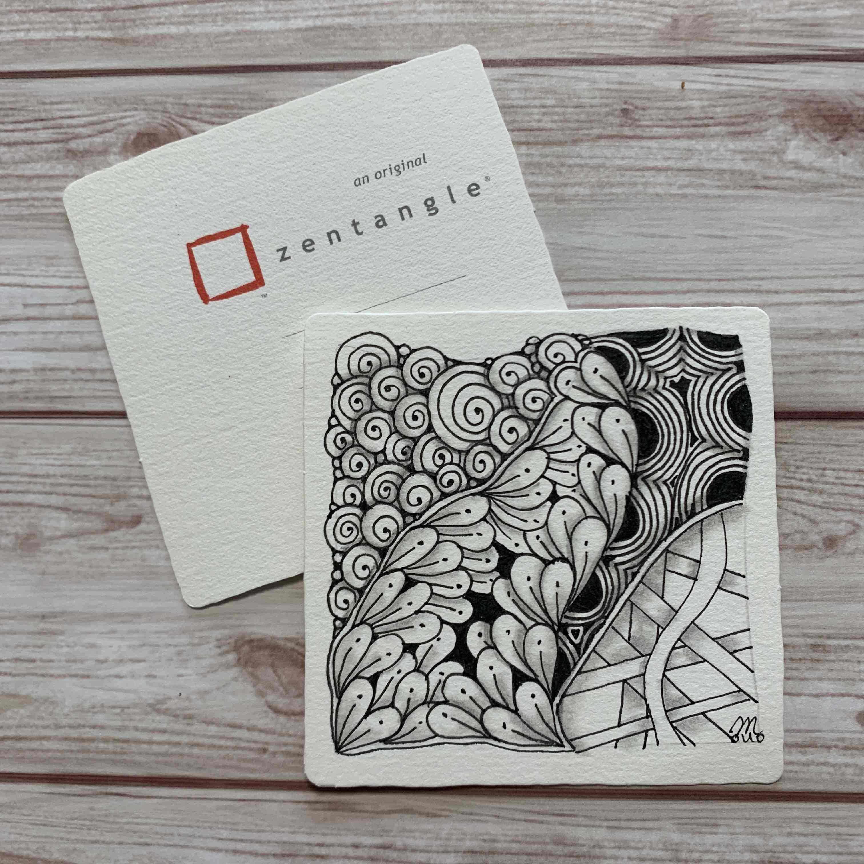 描いて心を整えるパターンアート 楽しもうゼンタングル® 新春の新講座 2/4(水)特別体験会