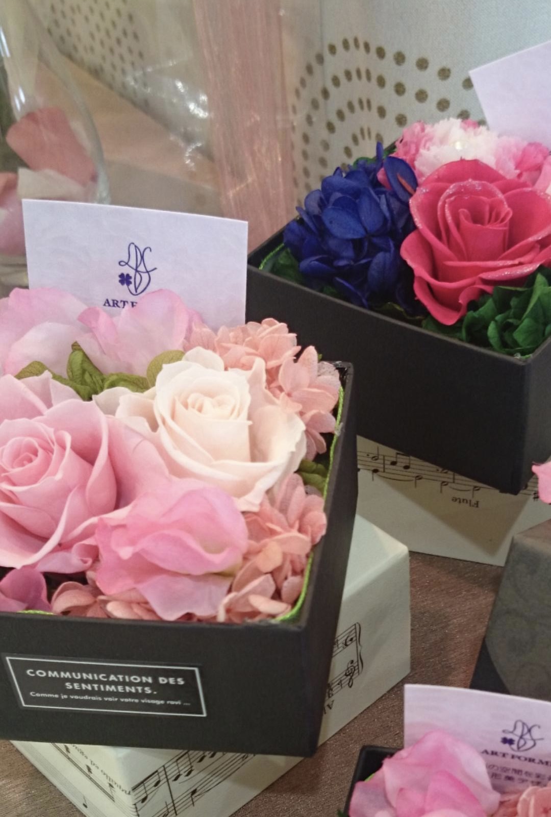 ワークショップ体験型 アロマ&プリザ フラワーメイト教室(全6回) 新春の新講座 2/20(金)スタート