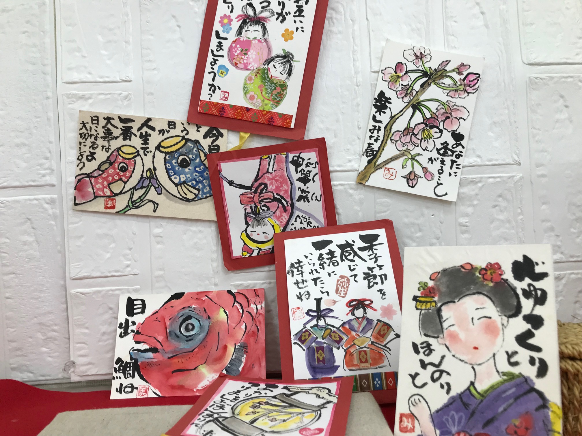 はじめての 絵手紙 新春の新規生募集