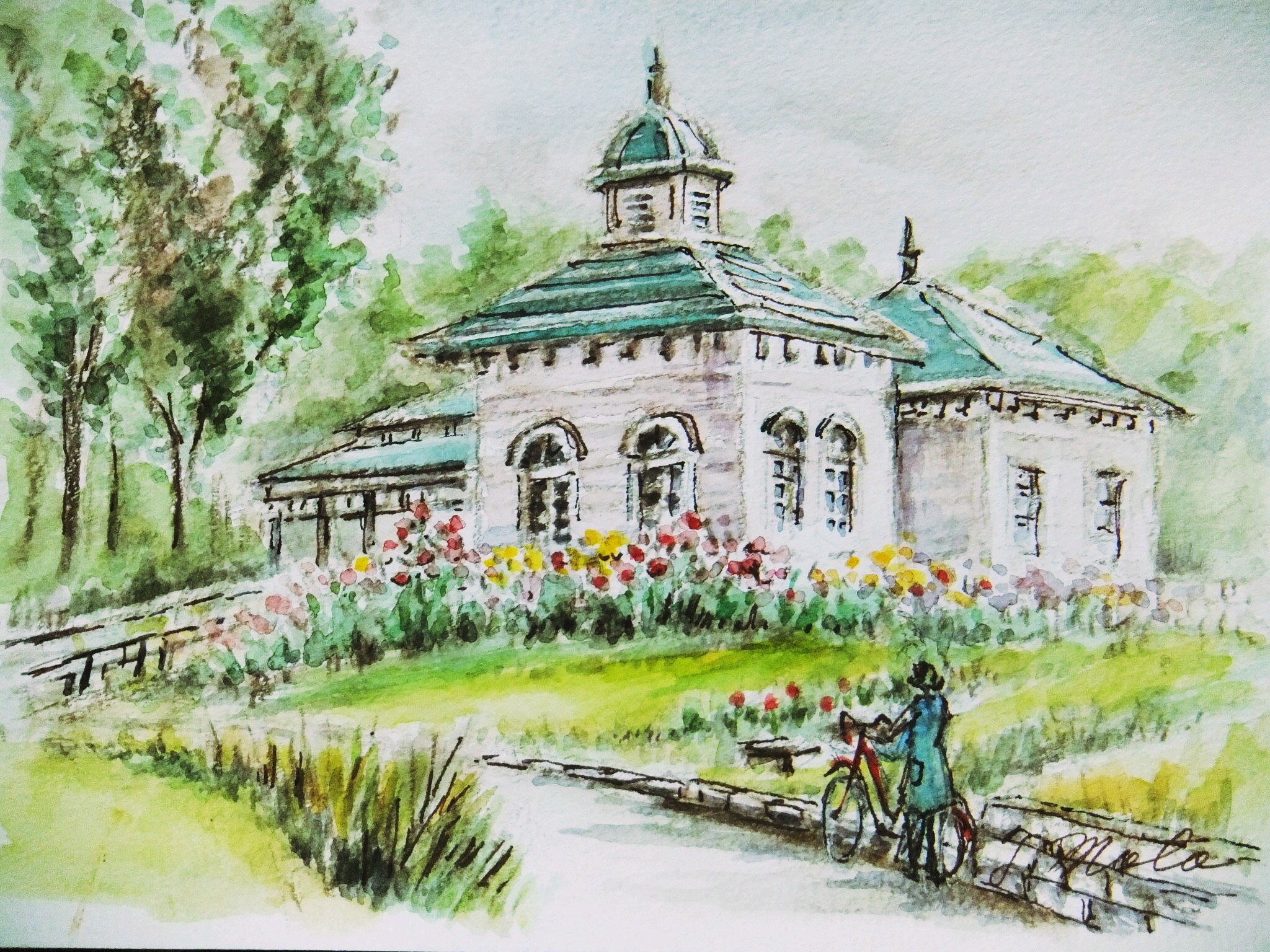 楽しい水彩画 新春の新規生募集 体験会:2/18(水)