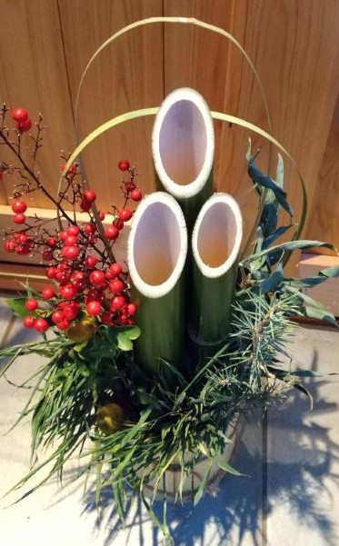 間伐材を生かした循環型クラフト 地産地消の門松ワークショップ HP限定 冬の1day講座 12月24日(水)開催