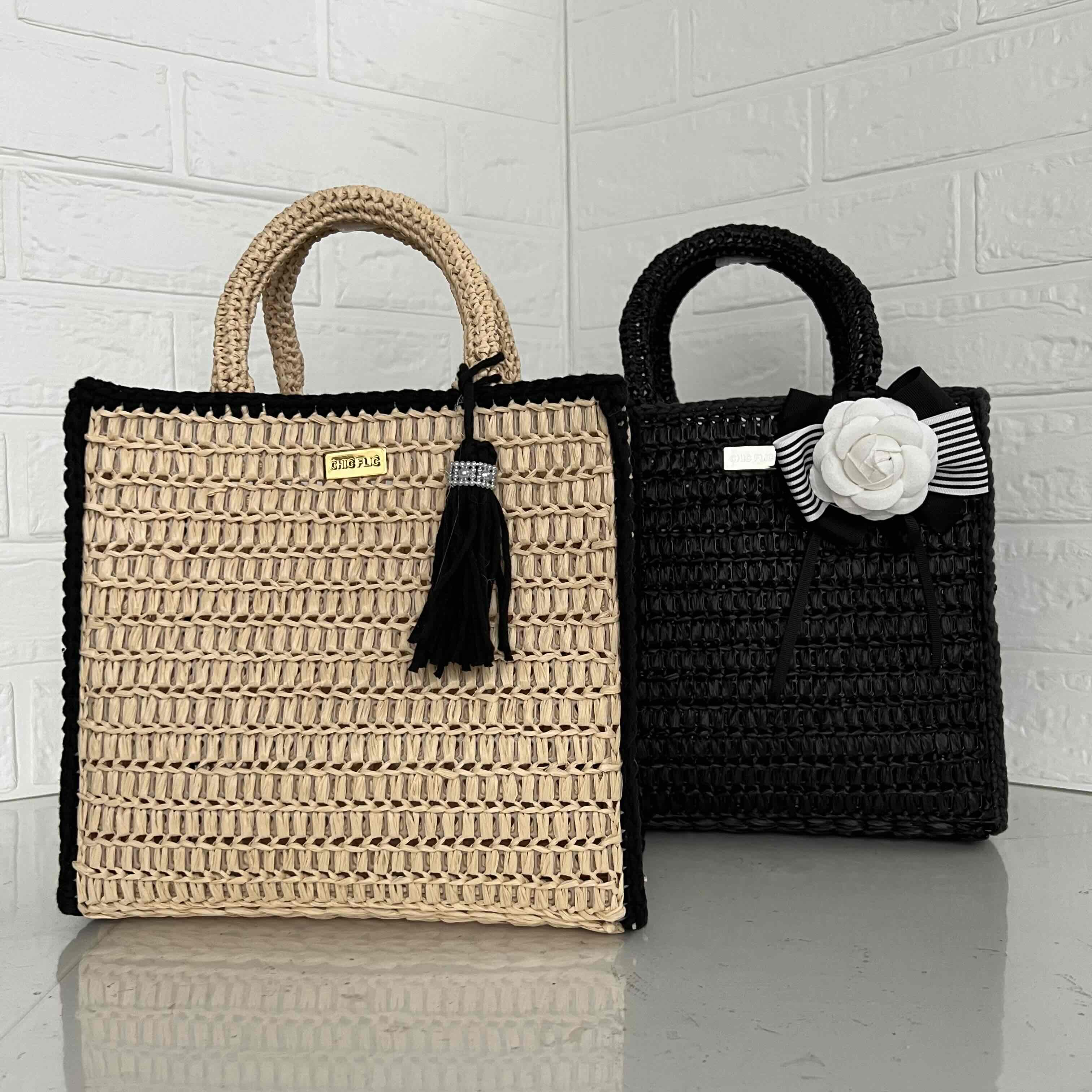 CHIC FLIC®ハンドメイドバック (全4回)ラフィア糸のかごバック『Marche』 1/14・2/11・3/11・4/8