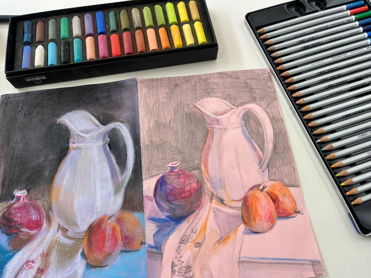 パステル 水彩色鉛筆 水彩 ふじわら絵画教室 HP限定 新講座 1/19(月)特別体験会