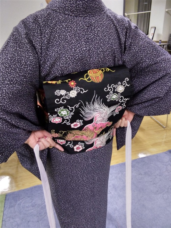 夜の着付け教室