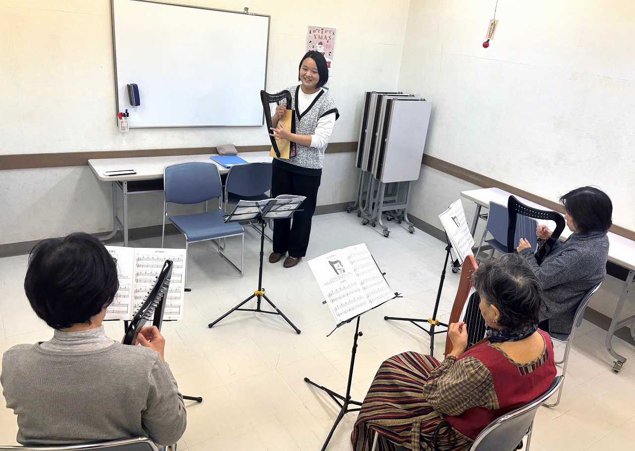 ちいさなハープ ベイビーハープ 新春のおすすめ講座 2/2・2/16(月)一日体験