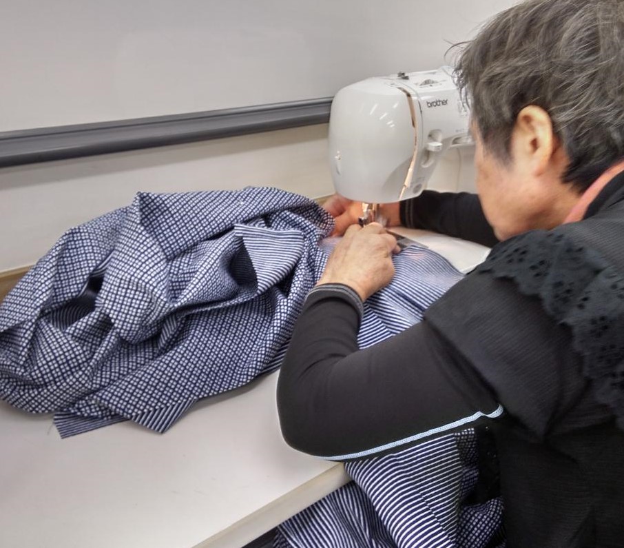 お手持ちの着物を大事に使って 和服地の簡単リメイク