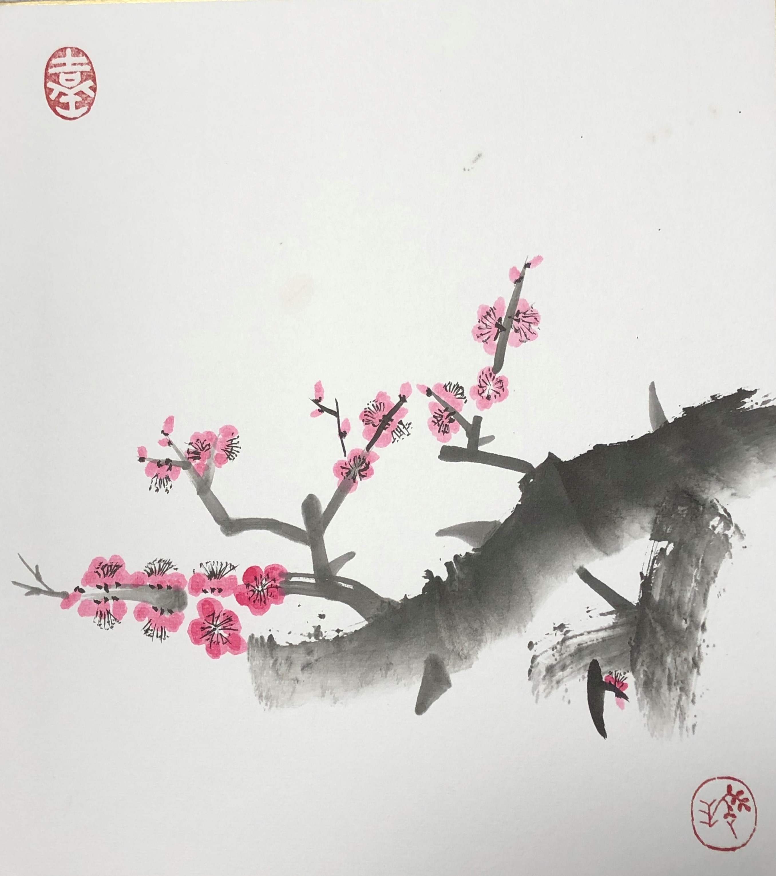 はじめての水墨画 新春号の新講座 1月28日(水)特別体験会