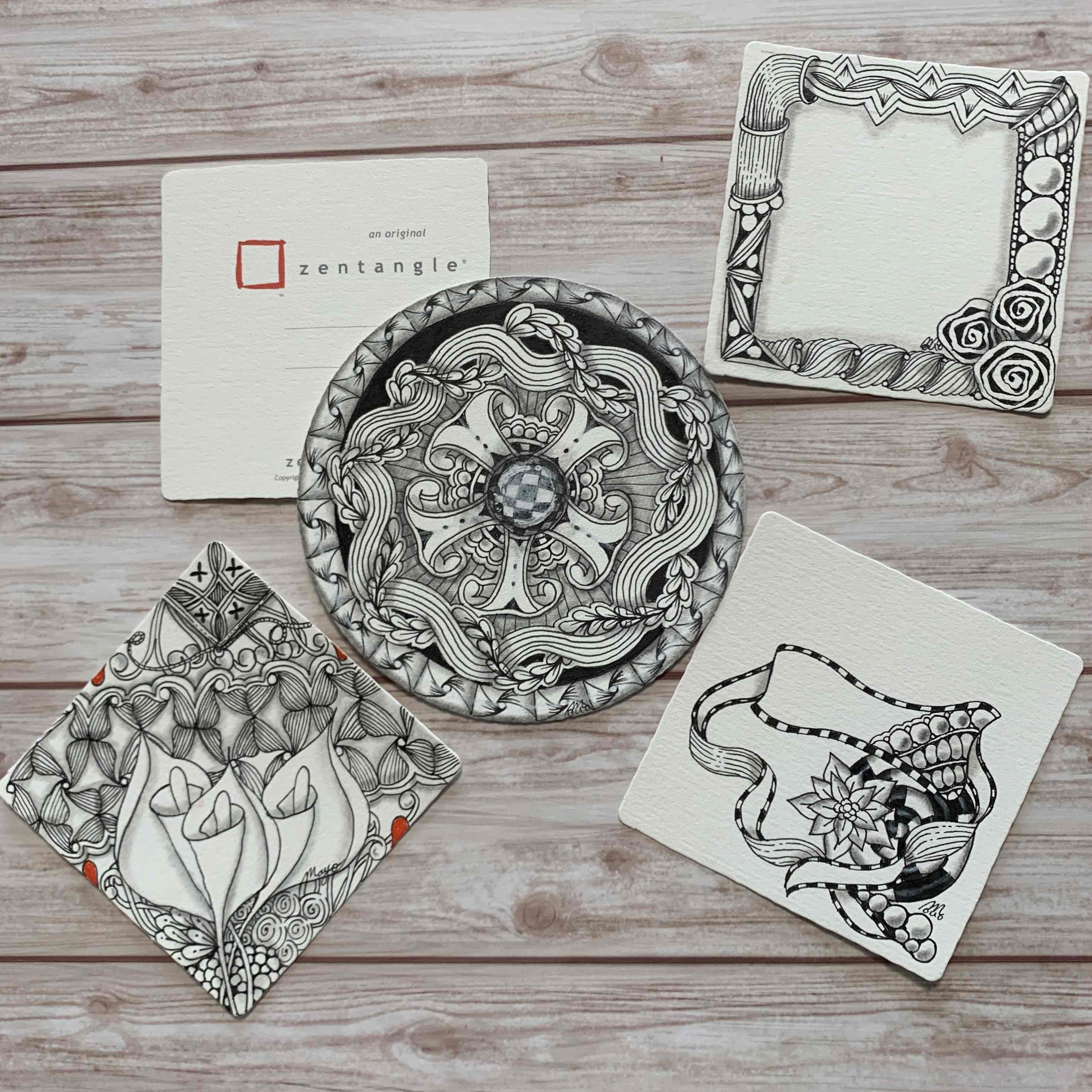 描いて心を整えるパターンアート 楽しもうゼンタングル® 新春の新講座 2/4(水)特別体験会