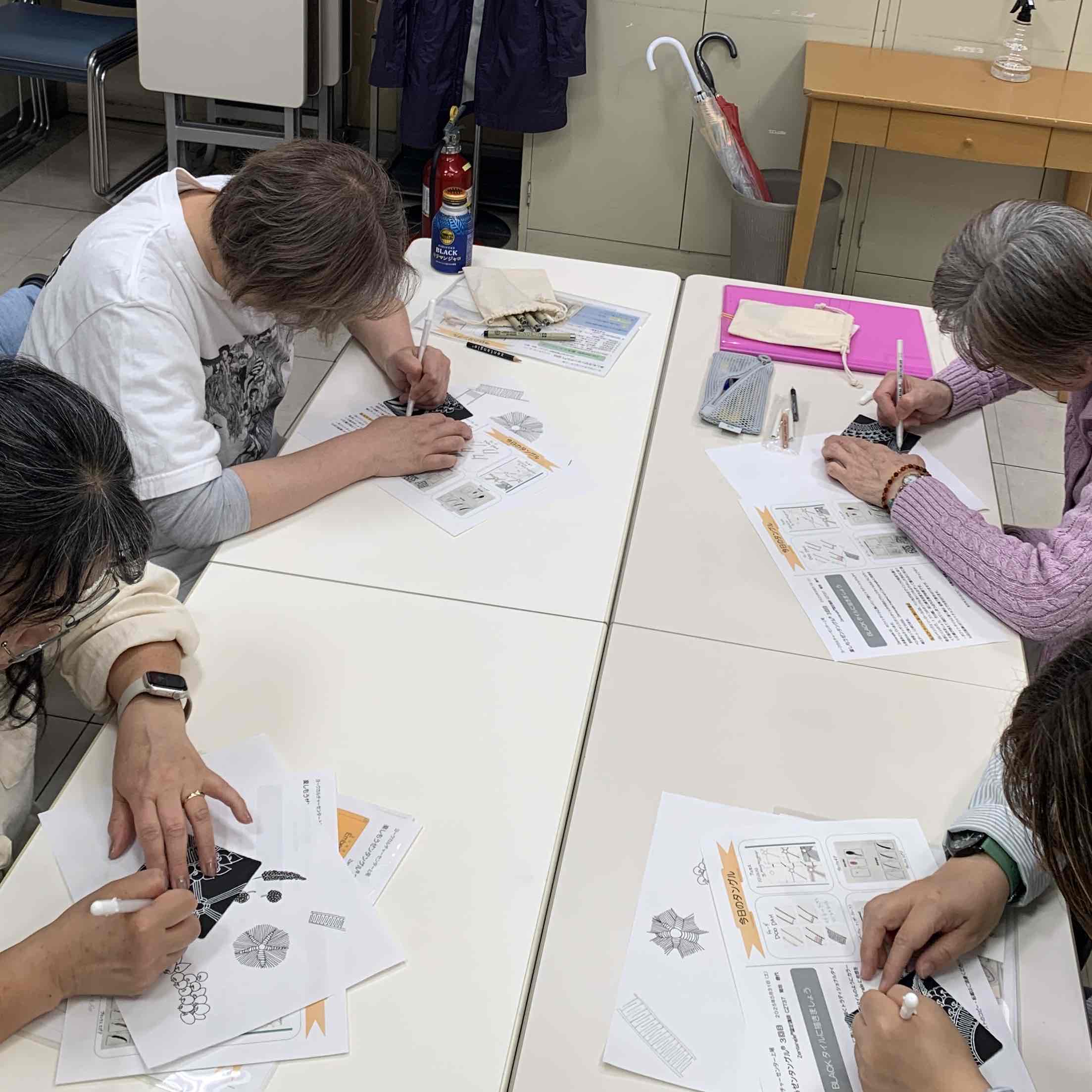 描いて心を整えるパターンアート 楽しもうゼンタングル® 新春の新講座 2/4(水)特別体験会