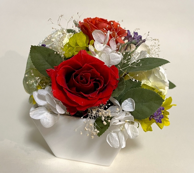 自分好みにアレンジ プリザーブドフラワー 新春号新講座 2/16(月)特別体験会