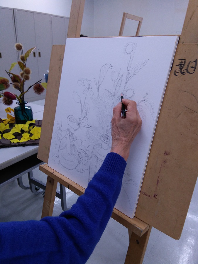 初心者の方も大歓迎! 木曜日の水彩画