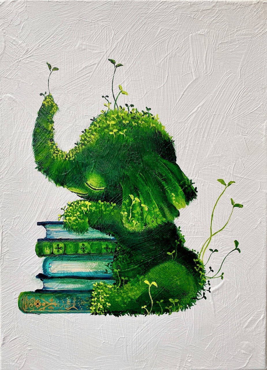 小さな絵画の アクリル画 1/7(火) 一日体験会