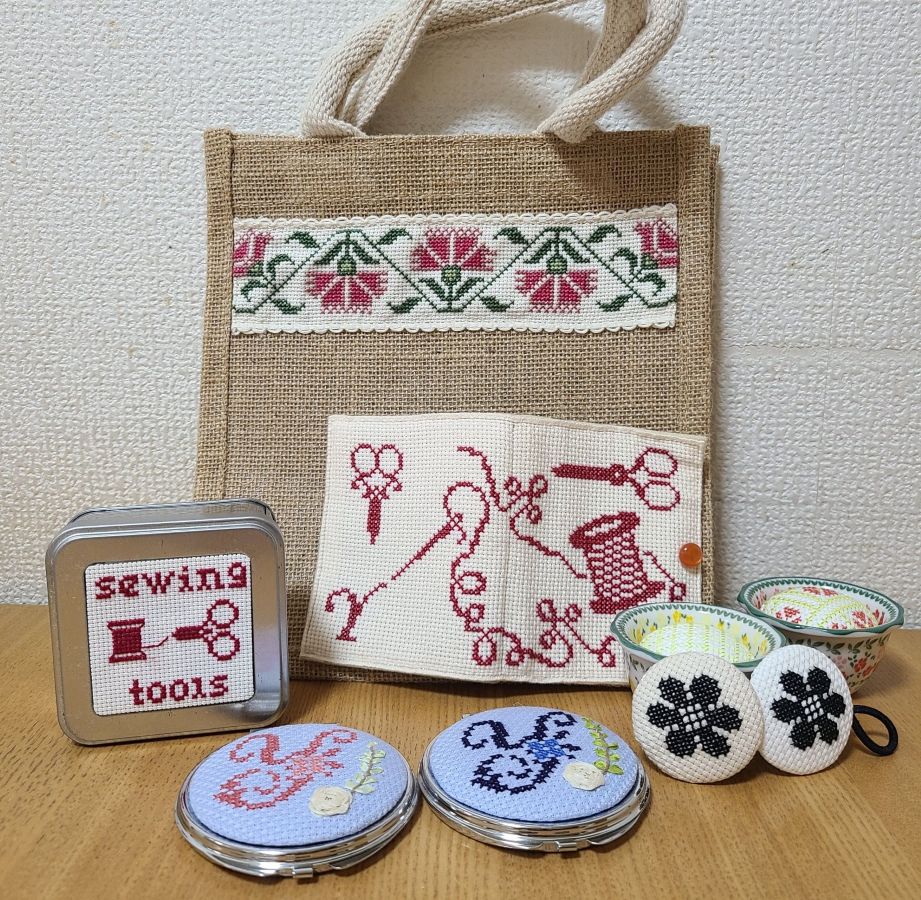 刺しゅう初心者から経験者まで クロスステッチ 新春の新講座 1/27(火)一日体験会