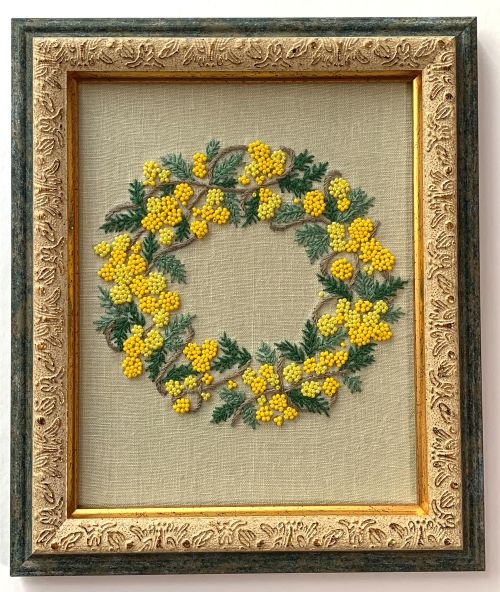 フランス刺繍とビーズ刺繡 新春新規生募集2/18(水)特別体験会