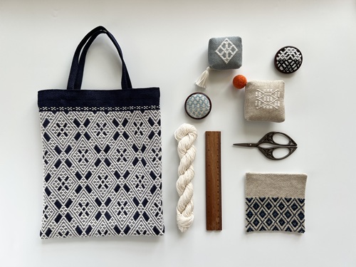 日本の手仕事を楽しむ(全6回) 大人かわいいこぎん刺し