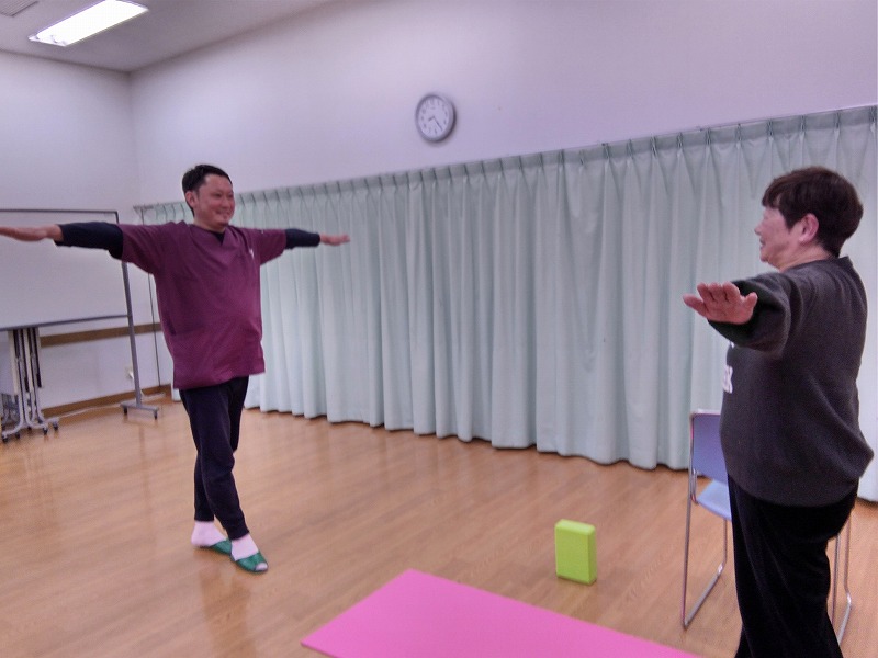 音楽健康指導士であり 作業療法士の運動教室