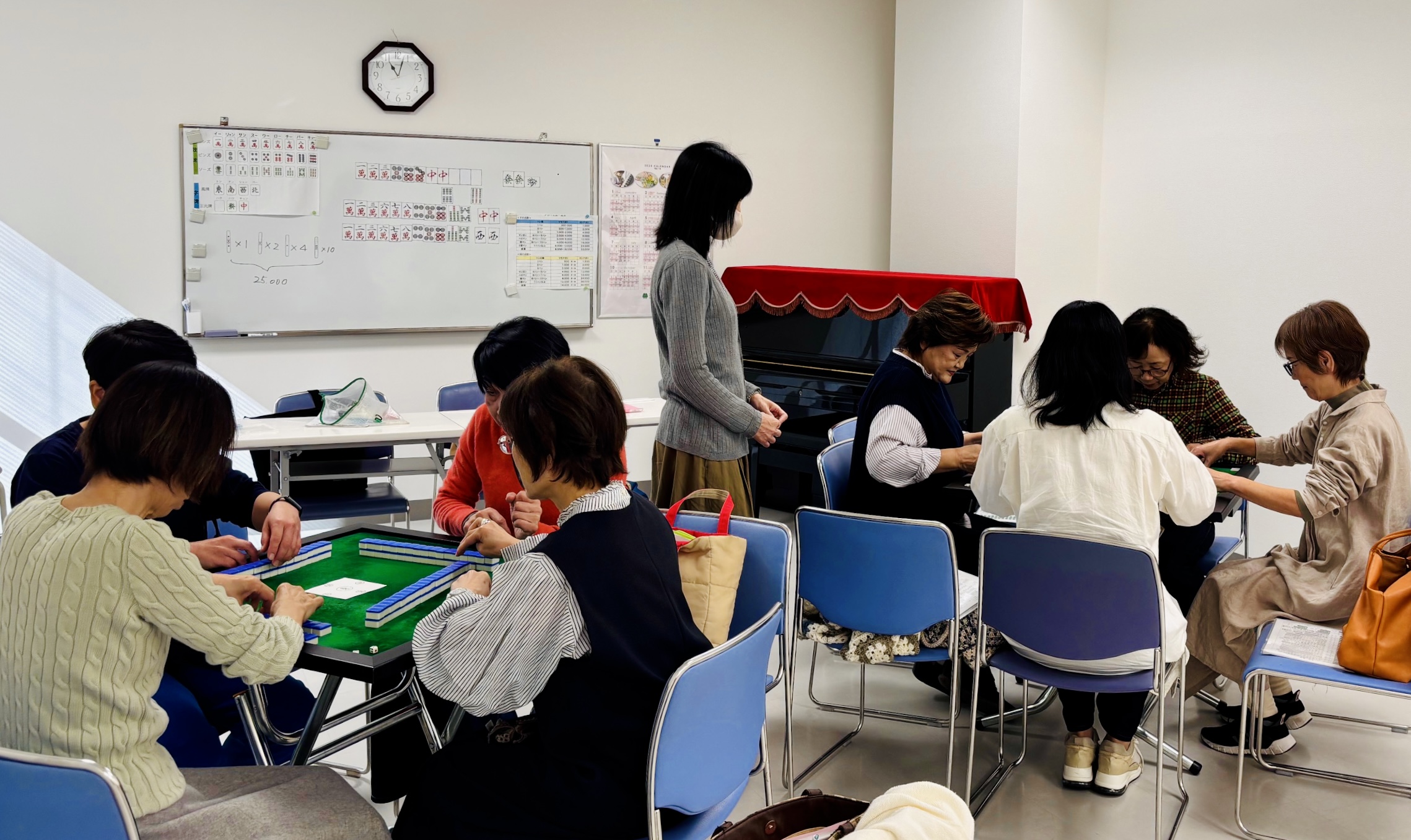 何歳でも始められ脳トレにもなる 健康麻雀教室