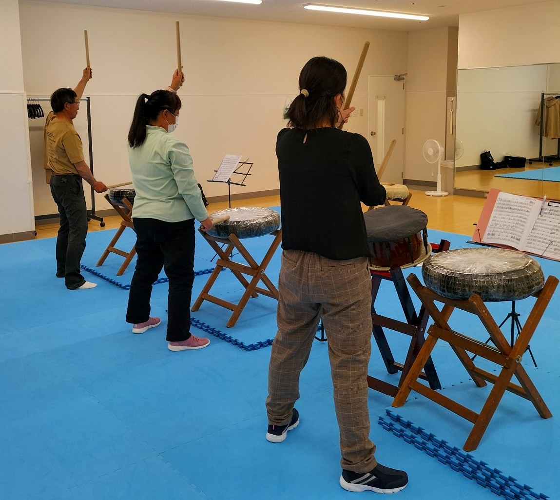 初心者大歓迎 和太鼓