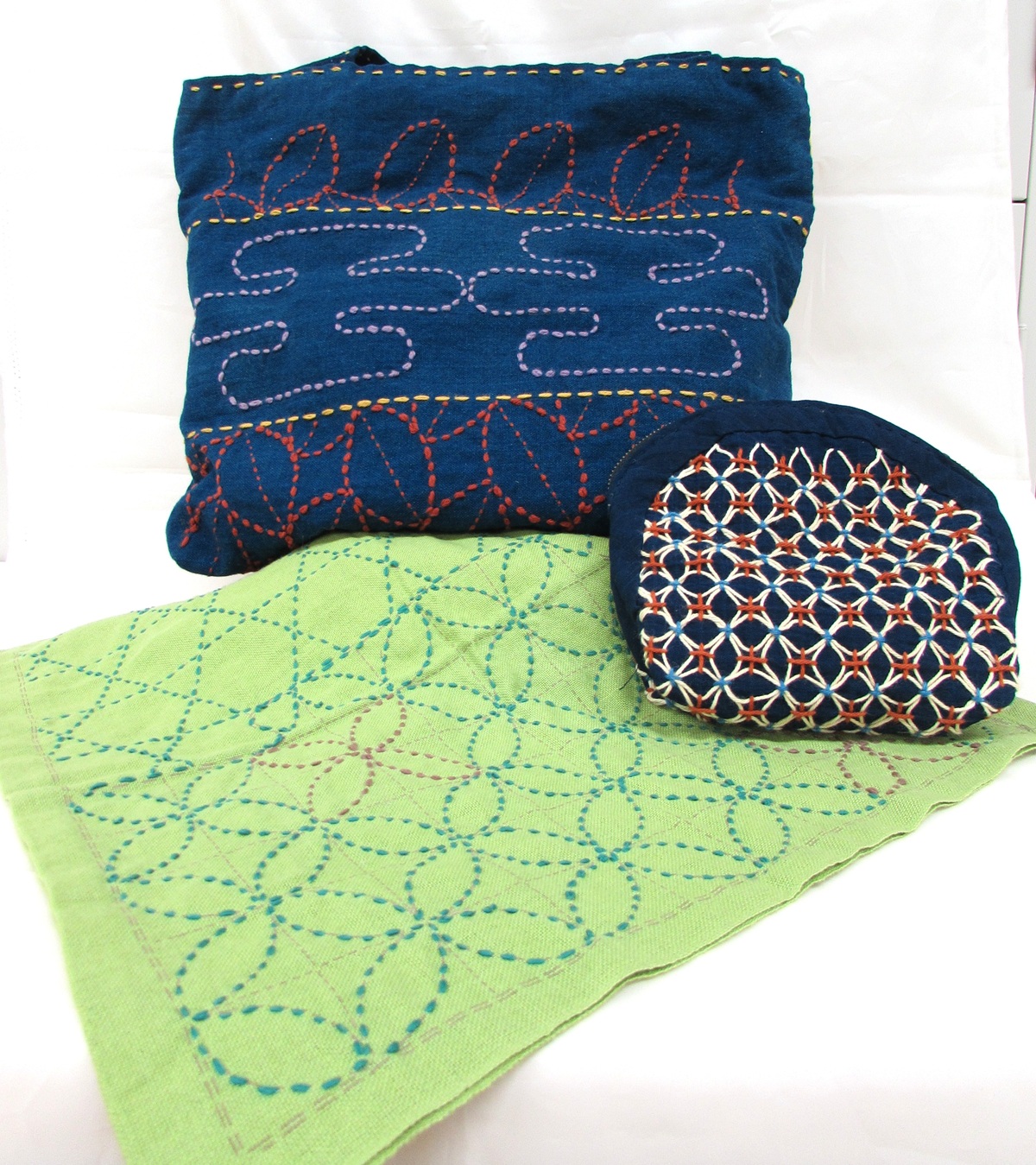 手縫い仕立ての 刺し子