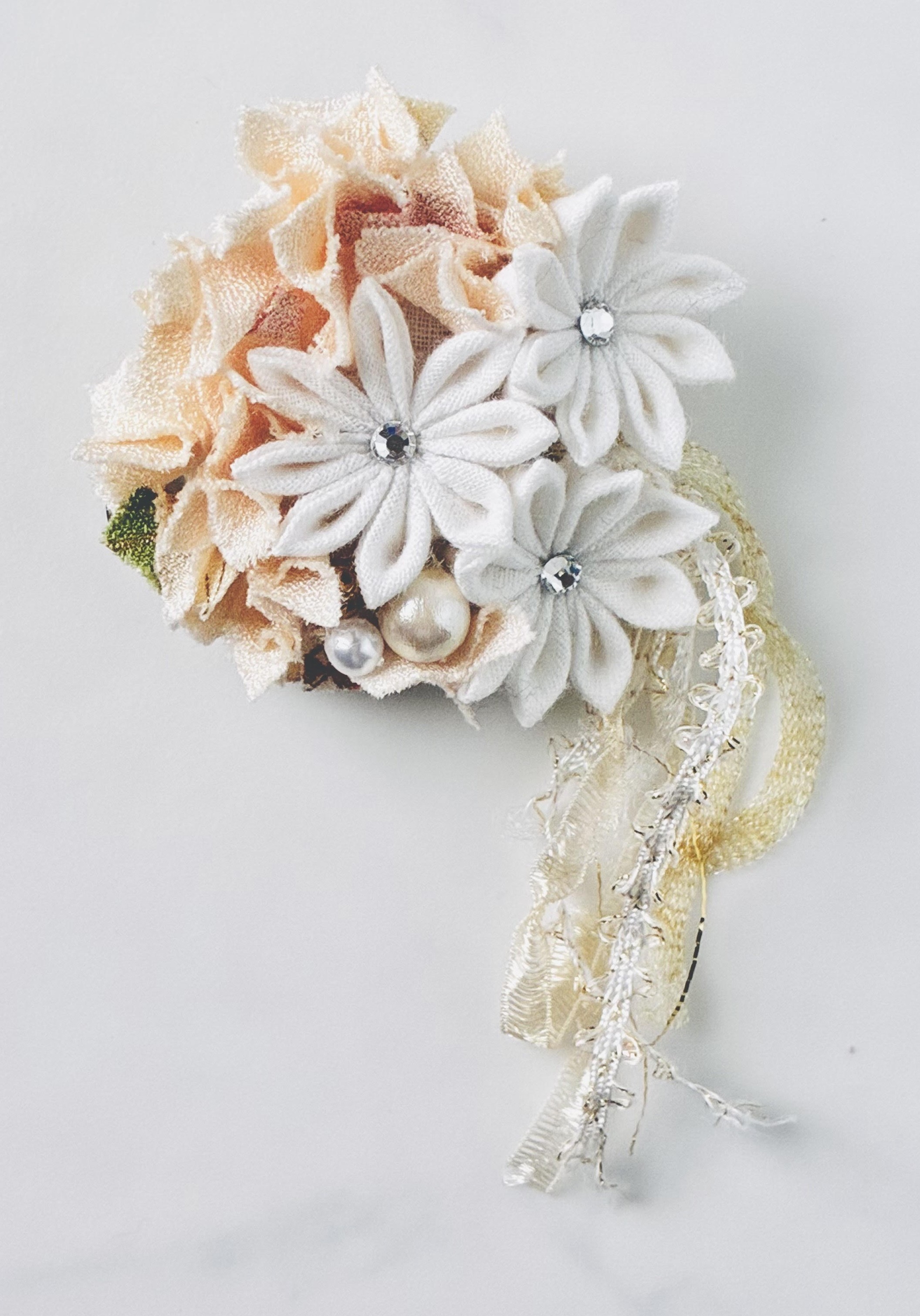 つまみ細工でつくる クラシカルコサージュ 2/2(月)1DAY特別講座