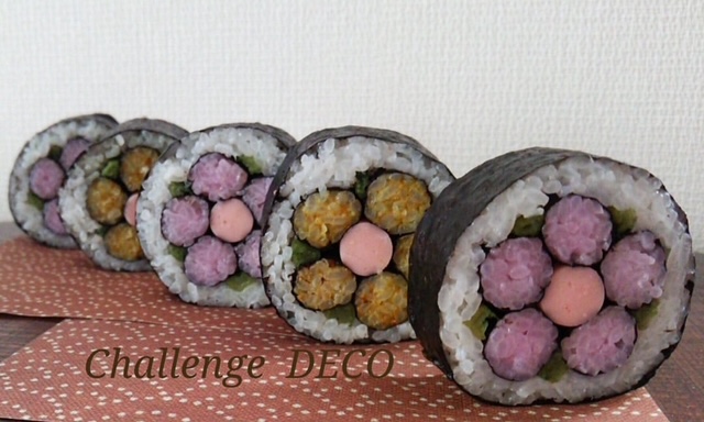 巻いて楽しい、食べて美味しい! デコ巻きずし 新春の新講座 3/22スタート