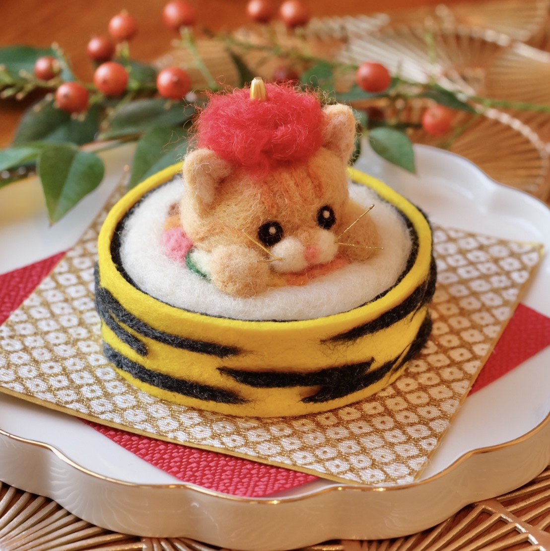 ～ちくちくニードルフェルティング～ 羊毛フェルト