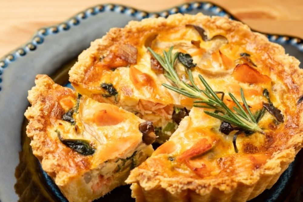 簡単なのに本格派 1day講座 焼き立てキッシュ 2/11(水)ほうれん草・2/21(土)サーモン