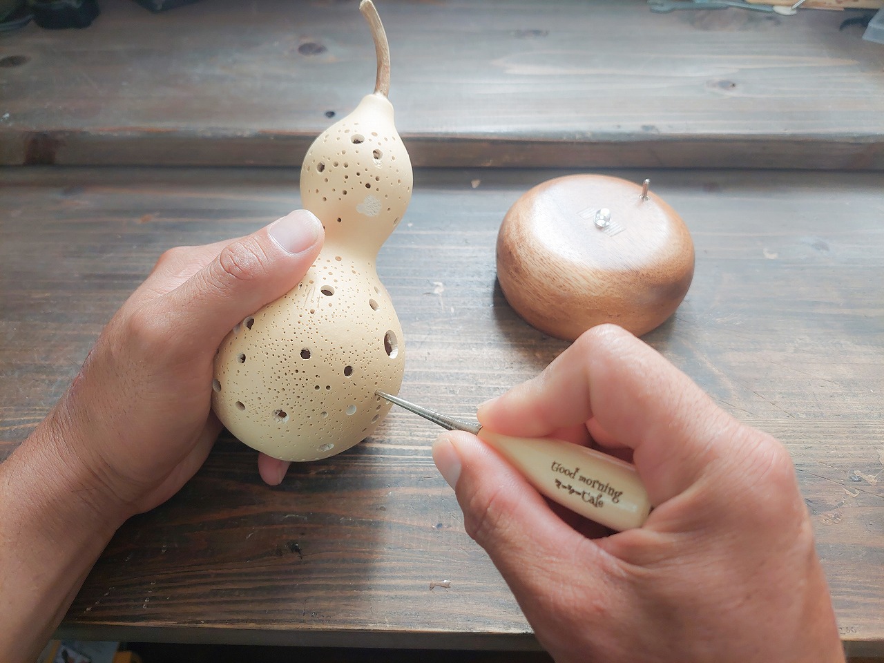 癒しの灯り ひょうたんランプ