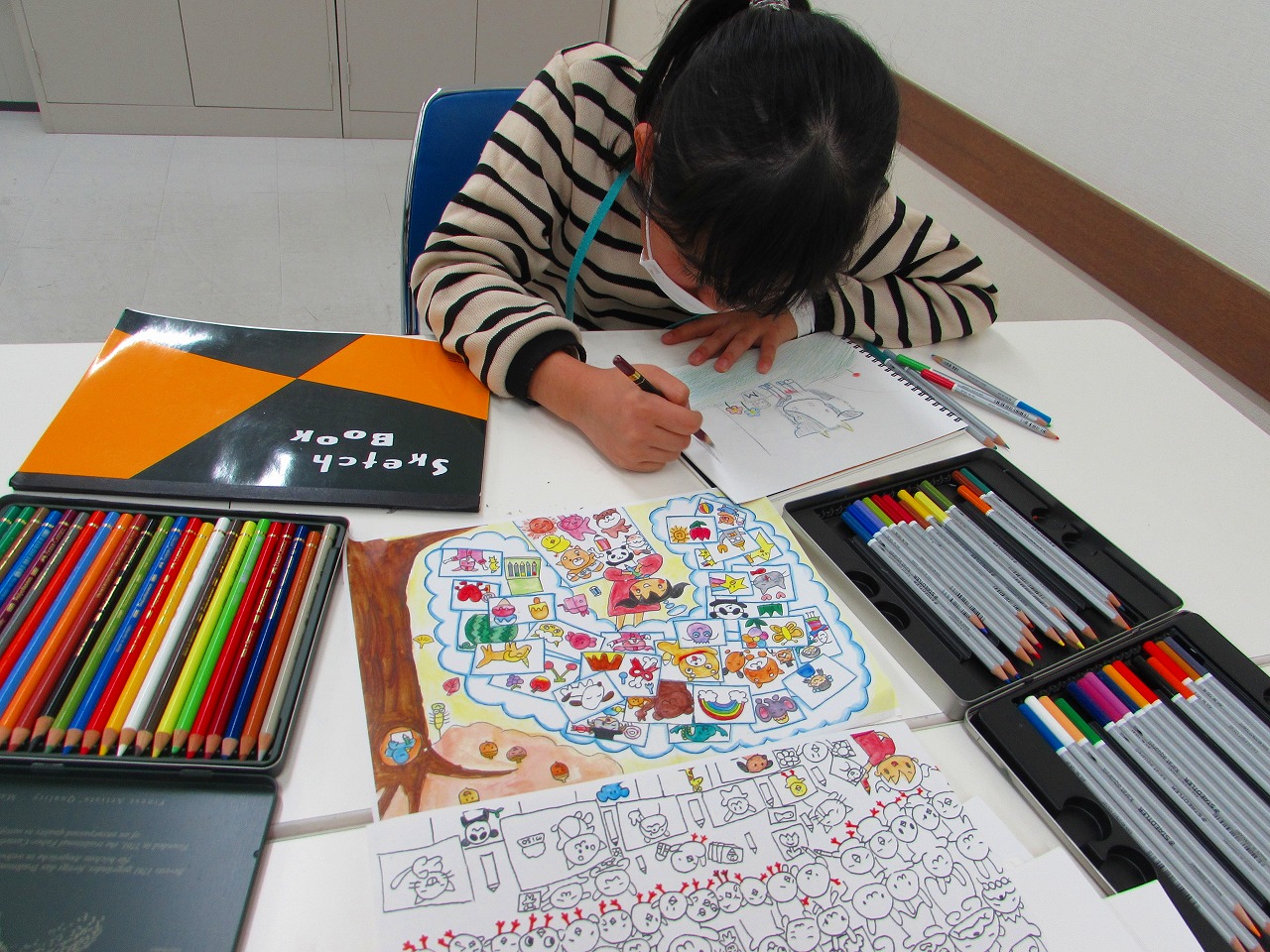 みんなで楽しく こどもイラスト教室