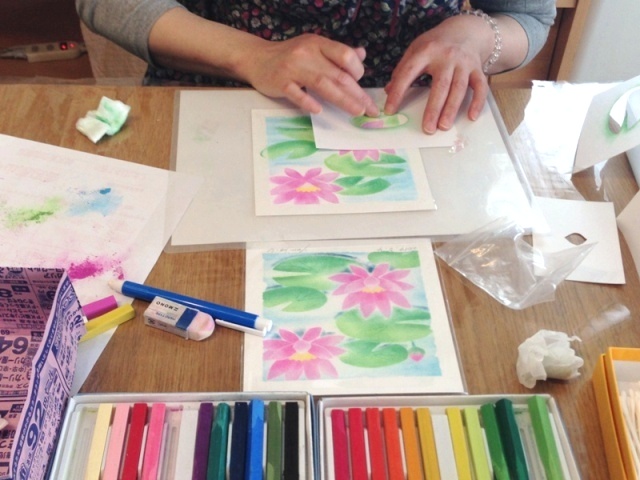 きれいな色のかわいいアート ★パステル・イラストレーション② 小学生～高校生