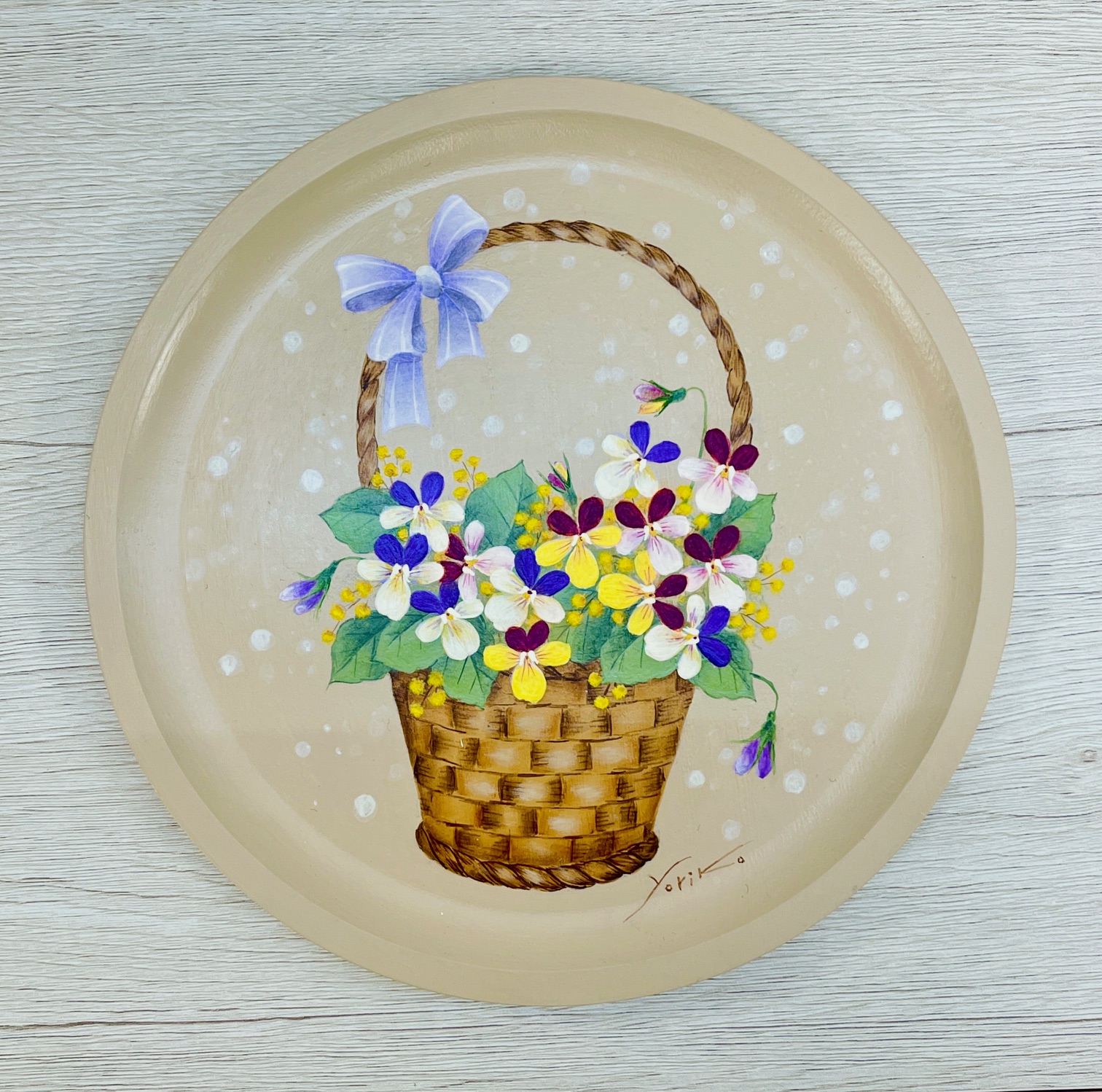 初めての トールペインティング(全4) 【冬の新講座 2月2日(月)スタート】