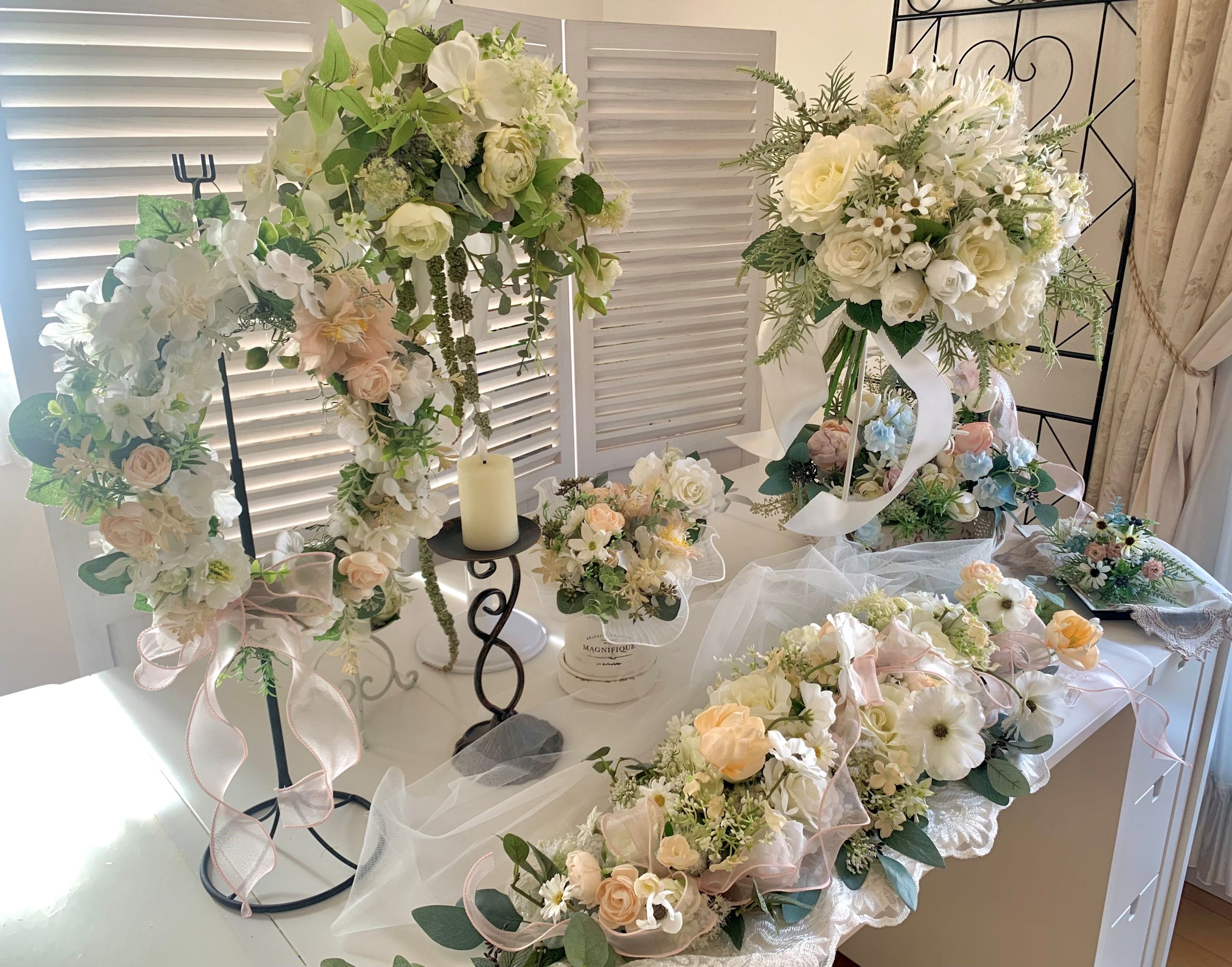 【新春の新講座】 癒しと彩のお花時間 「アーティフィシャルフラワー」 (全3回) 2/6・3/6・4/3(金)