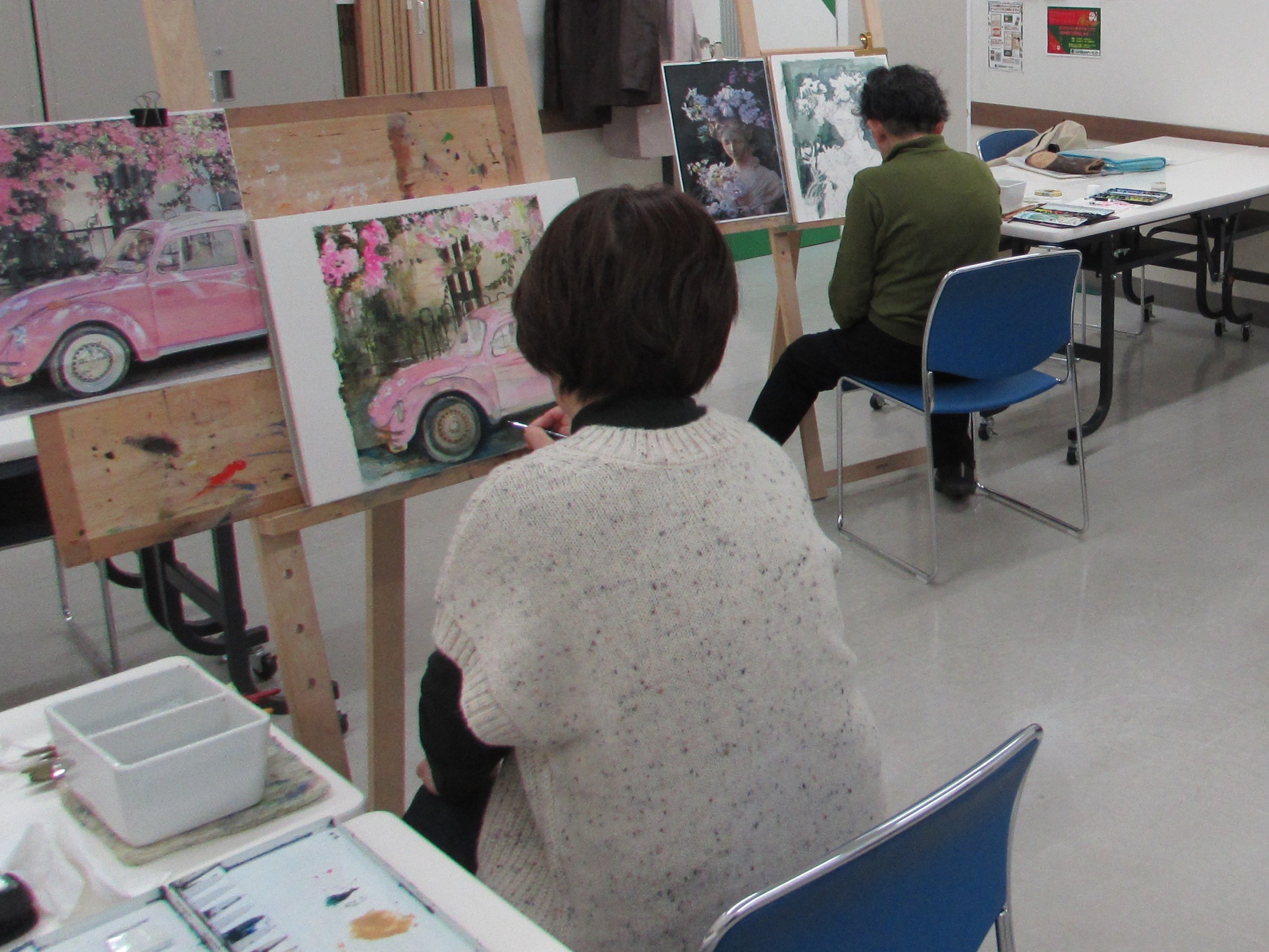 女性のための絵画教室<月1回>