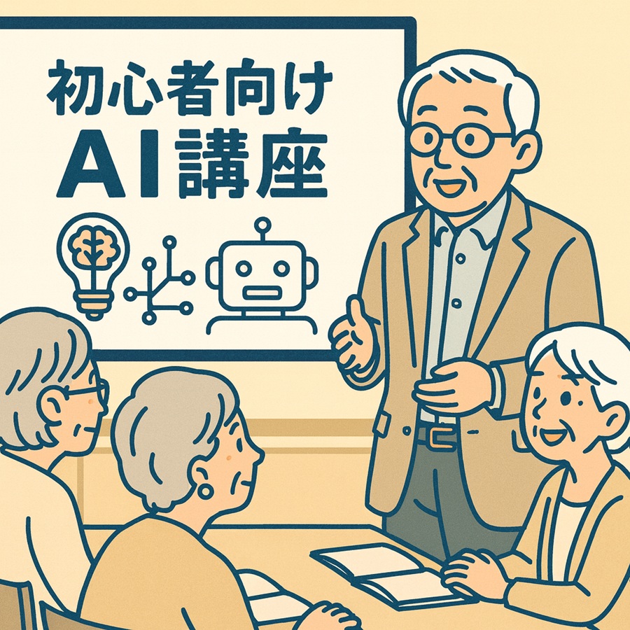 認知症予防! 超初心者AI講座(全3回) HP限定
