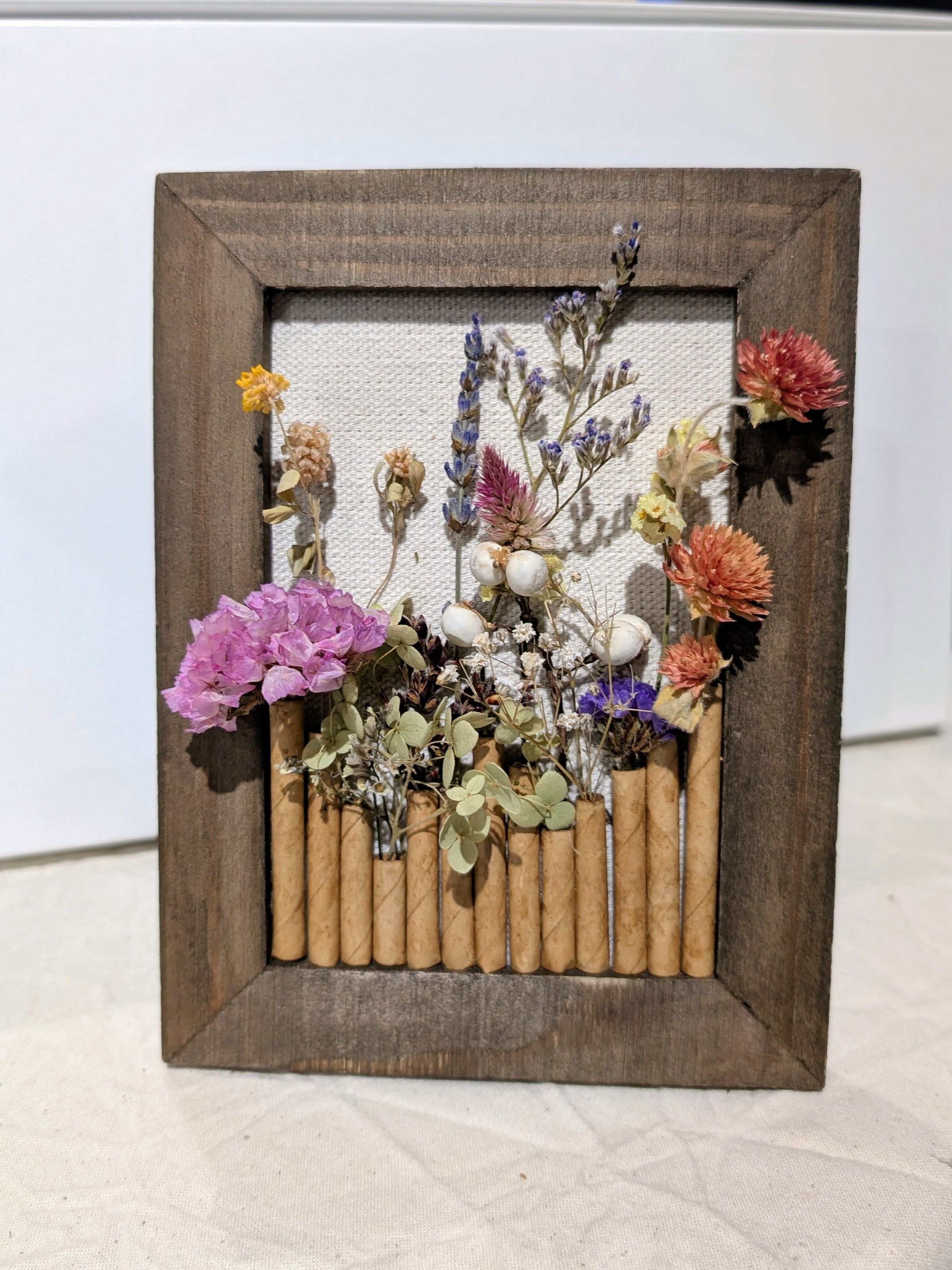 ドライフラワーを作ろう フラワースタンド作り 新春の1DAY講座