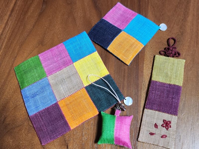 韓国の手仕事 ポジャギ 体験日 2/9・3/9(月) 体験費 1.100円 教材費1.100円「コースター」