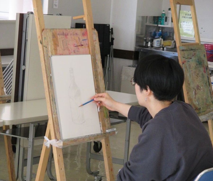 好きな画材で 基礎デッサン 春の新講座