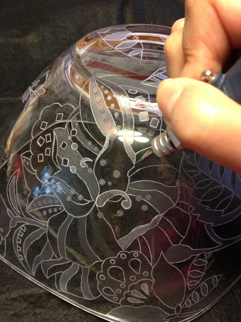 きらめく透明な世界へ グラスカービング 【新春の新講座】2/12(木)特別体験会