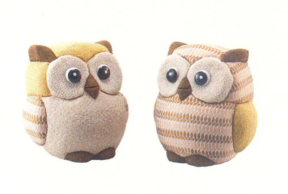 木目込み真多呂人形 幸運のふくろう