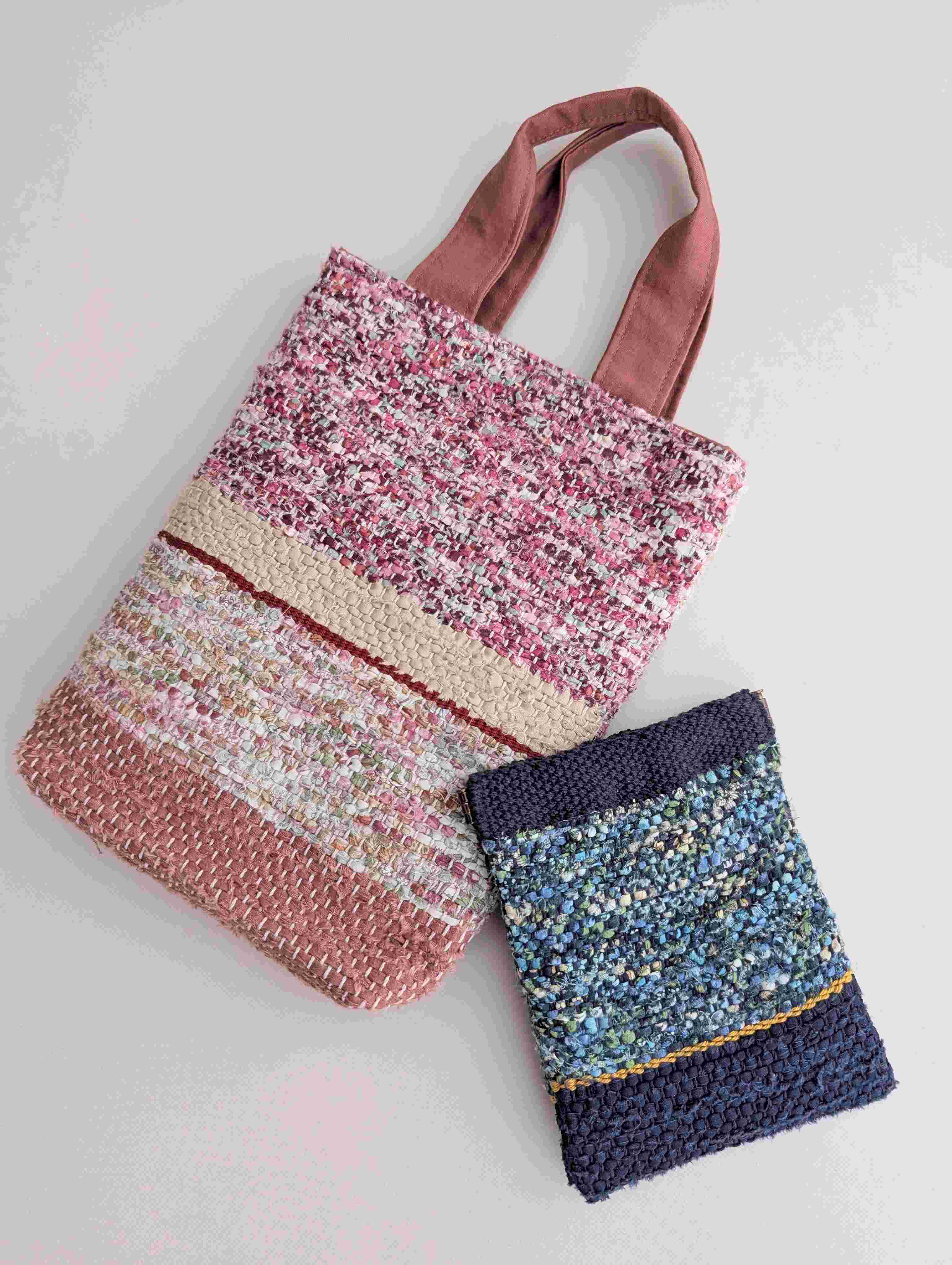 全3回 手織りで作るポーチ&バッグ 春の新講座 3/26(木)スタート