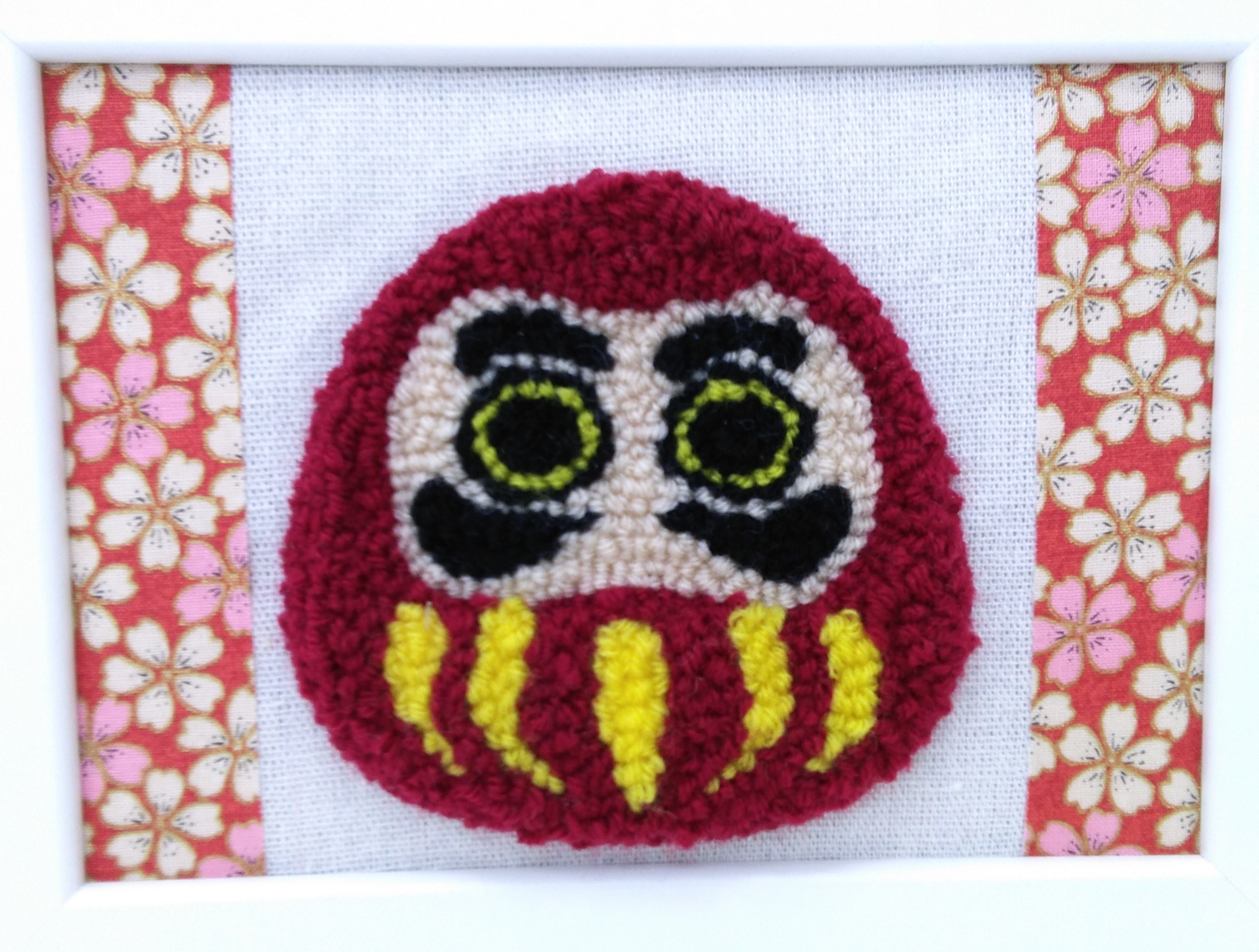 毛糸でふわもこ刺繡 パンチニードル