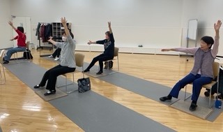 腰掛タップダンス