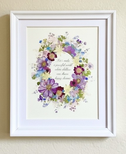 認知症予防に役立つ ★押し花レッスン