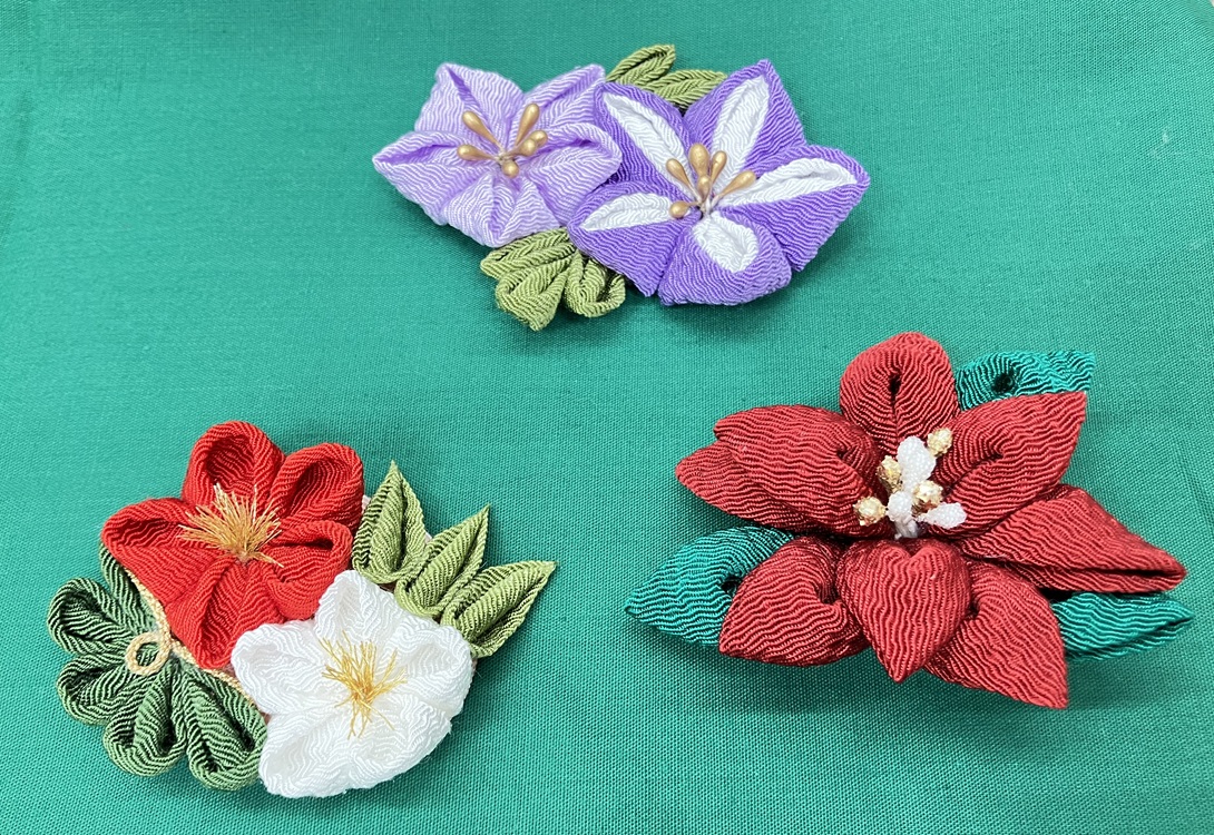 季節を楽しむ つまみ細工 HP限定企画講座 1/9(金)スタート予定