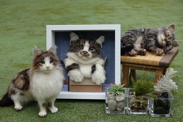 お部屋に飾れるペット 羊毛フェルトで作るかわいいペットたち 春の新講座 体験日5/26(火)