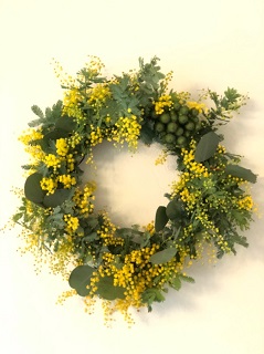 春を告げる ミモザのリース HP限定 3/15(日)13:00～14:30